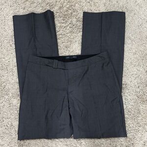 Banana Republic Sz 8 Women's 100% Wool Martin Fit Lined Pinstripe Trousers flare